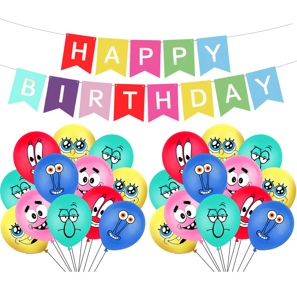 Spongebob Birthday Party Decorations, Party Corner provides Spongebob birthday party decorations in UAE, Saudia, Qatar, Bahrain, and Oman. Get birthday party balloons, and much more. Order now!, Party Supply Kits, Party Corner