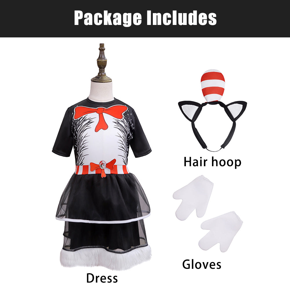 The Cat in the Hat Girls Costume