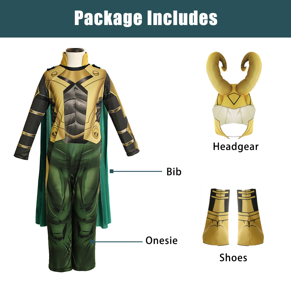 Loki Costume for Kids, Buy Loki Costume for Kids from Party Corner in UAE, Saudia, Qatar, Bahrain, and Oman. Get kid's party Costumes at UAE's best costume shop., Costumes, Party Corner