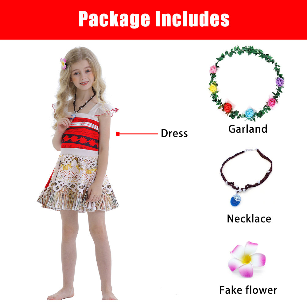 Moana Costume for Kids (Red).