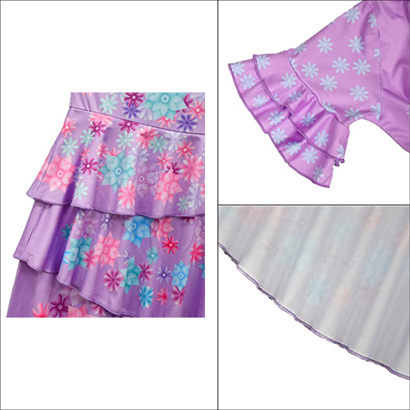 Encanto Isabella Madrigal Costume with Accessories.