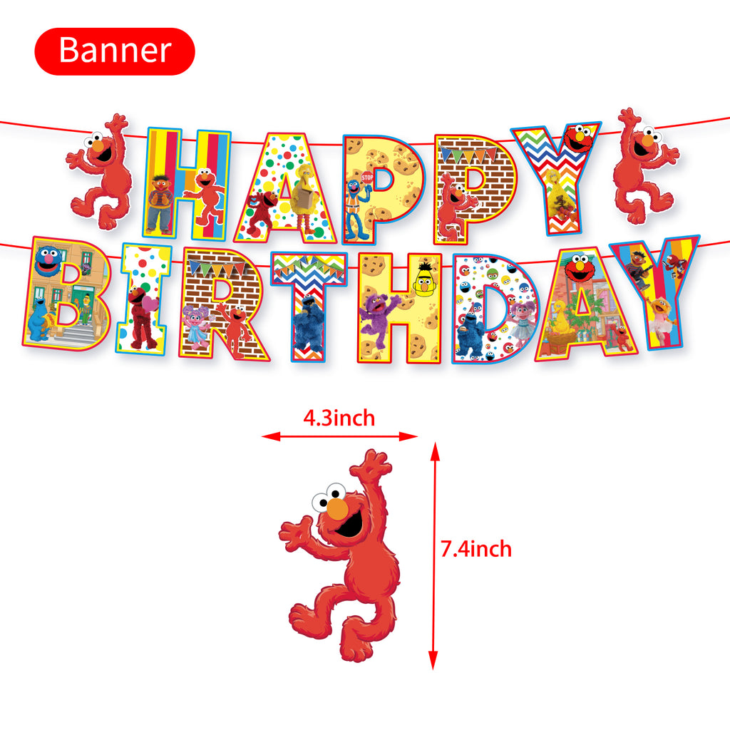 Sesame Street Birthday Party Supplies, Sesame Street Supplies, Party Supply Kits, Party Corner