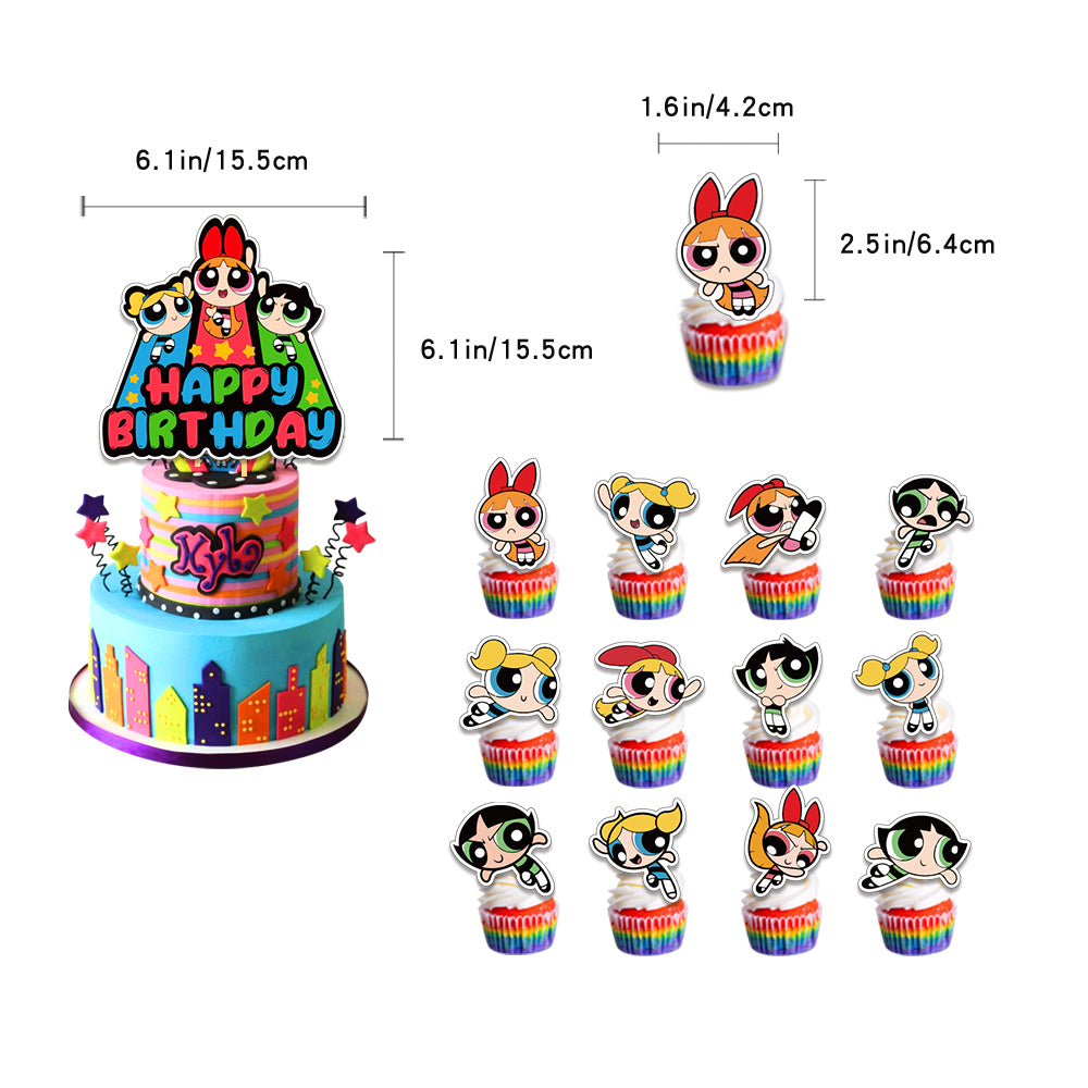 The Powerpuff Girls Birthday Decorations.