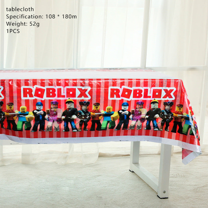Roblox Red Birthday Party Supplies.