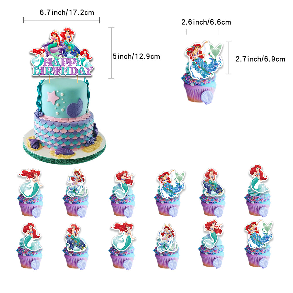 Mermaid Ariel Birthday Decorations