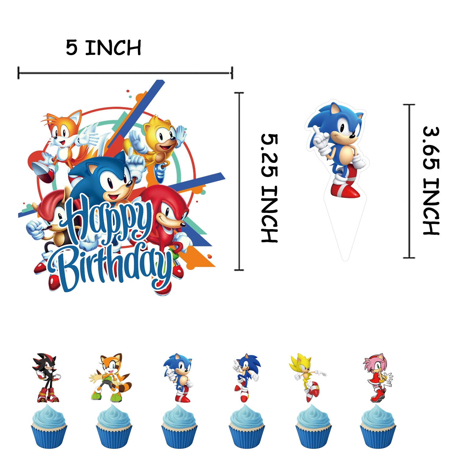 Sonic The Hedgehog Birthday Party Decorations.