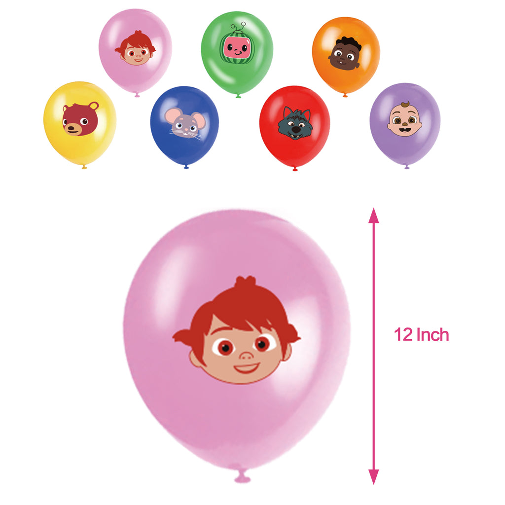 Cocomelon Pink Birthday Party Decorations.