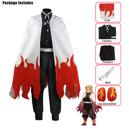 Demon Slayer Kyojuro Rengoku Costume.