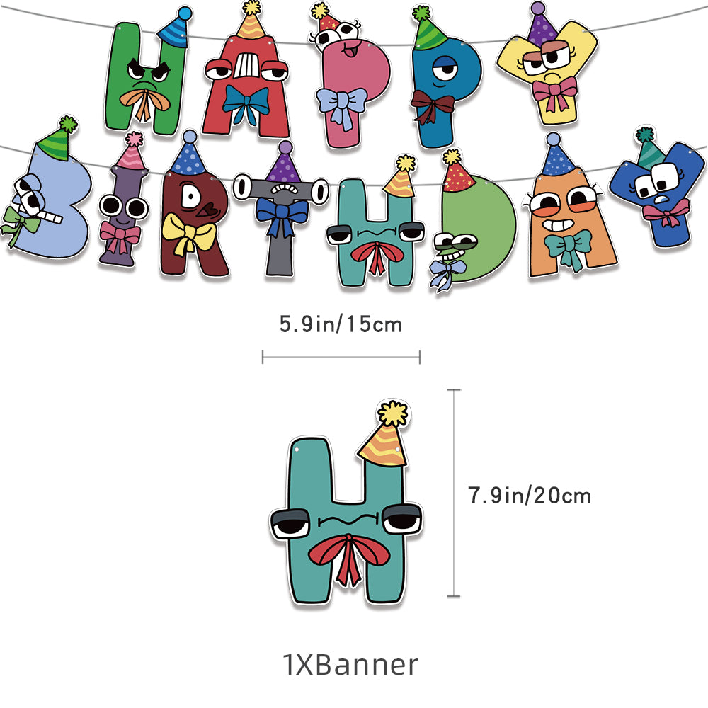 Alphabet Birthday Party Decorations, Buy Alphabet Decorations from Party Corner in UAE, Saudia, Qatar, Bahrain, and Oman. Get kid's party Costumes at UAE's best costume shop., Party Supply Kits, Party Corner