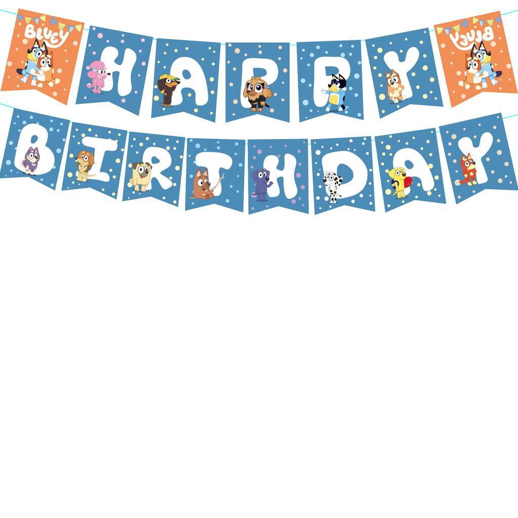 Bluey Birthday Party Decorations.