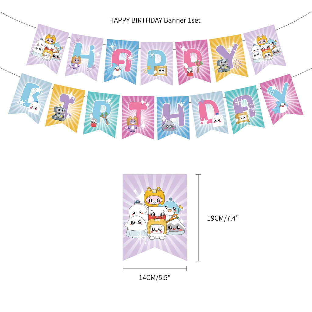 Lankybox Birthday Party Decorations.