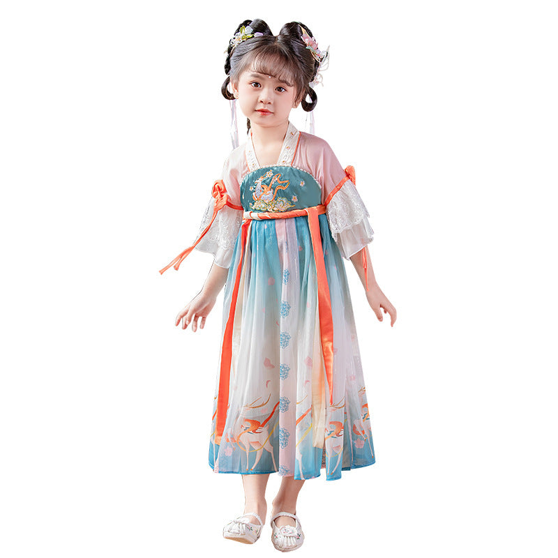 Chinese Han Dress Costume.