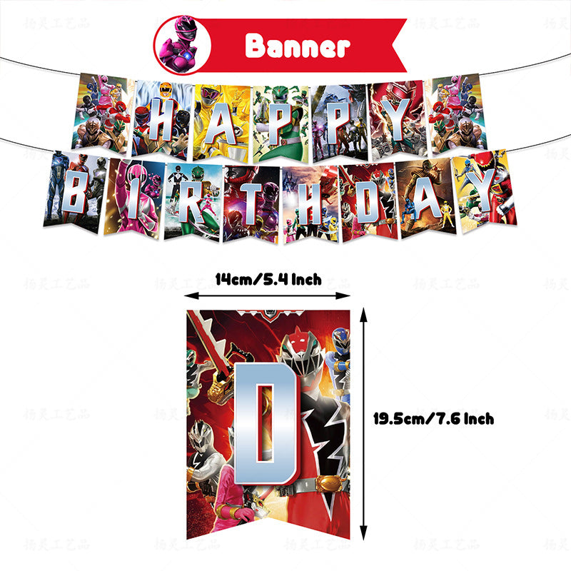 Power Rangers Birthday Party Decorations