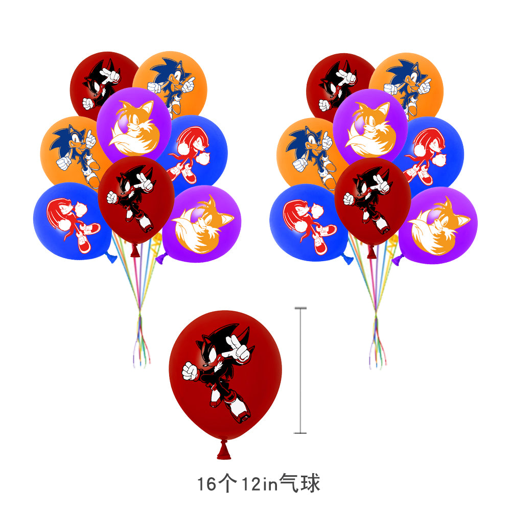 Sonic The Hedgehog Birthday Party Supplies.