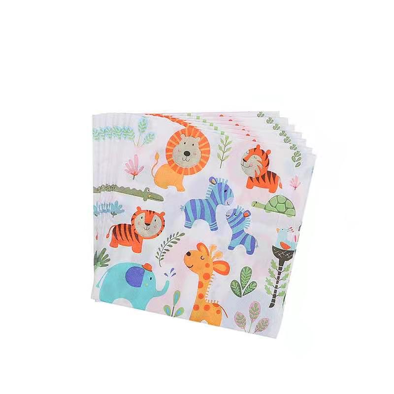 Jungle Birthday Cutlery Supplies, Party Corner provides Jungle Birthday Cutlery Supplies in UAE, Saudia, Qatar, Bahrain, and Oman. Get birthday party balloons and much more. Order now!, Party Supply Kits, Party Corner