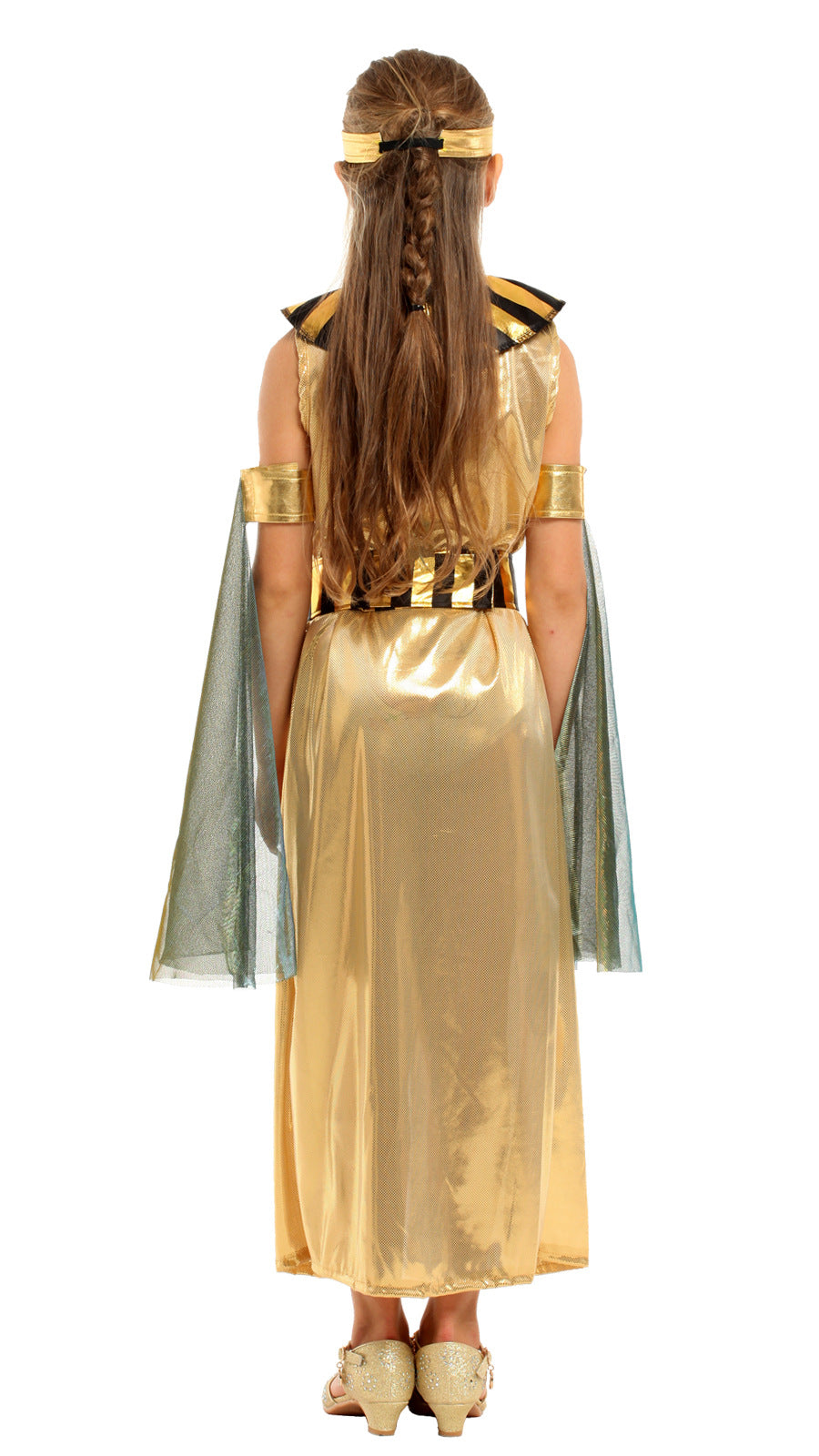 Egyptian Pharaohs Princess (Cleopatra) Golden Costume.
