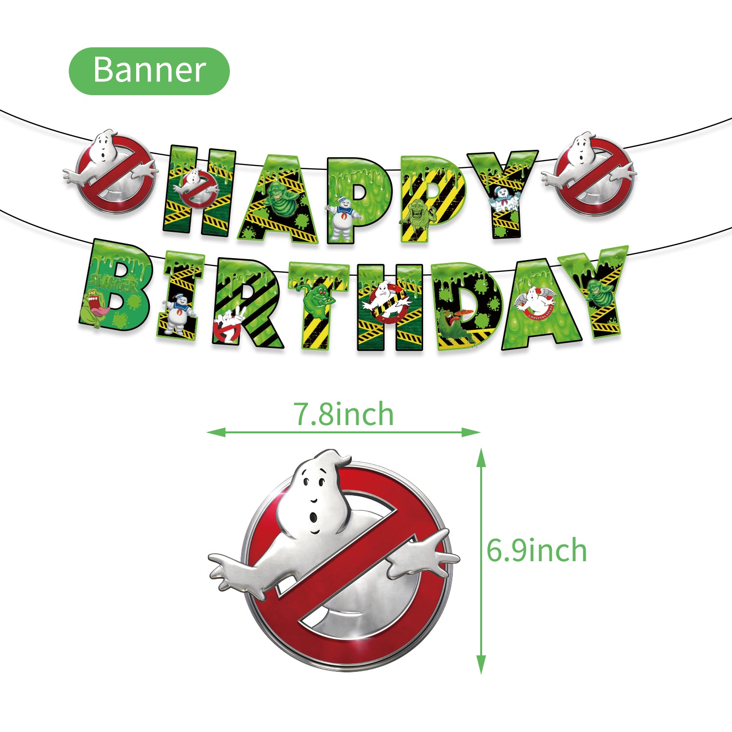 Ghostbuster Themed Birthday Decorations