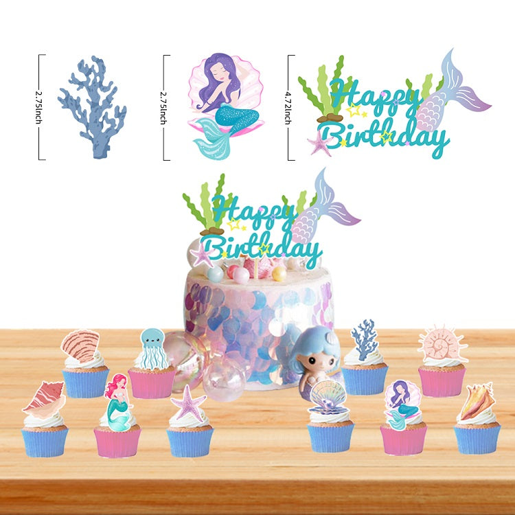 Mermaid Birthday Theme Decorations.