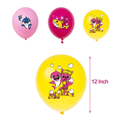 Baby Shark Pink Birthday Party Decorations