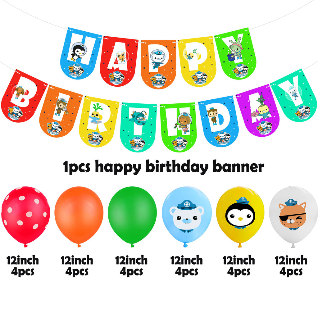 Octonauts Birthday Decorations, Party Corner provides The octonauts birthday decoration supplies in UAE, Saudia, Qatar, Bahrain, and Oman. Get birthday party balloons, and much more. Order now!, Party Supply Kits, Party Corner