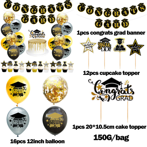 Graduation Decoration Supplies, Party Corner provides Graduation Decoration Supplies in UAE, Saudia, Qatar, Bahrain, and Oman. Get birthday party balloons and much more. Order now!, Party Supply Kits, Party Corner