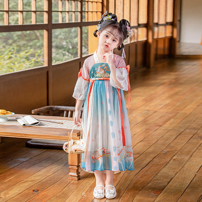 Chinese Han Dress Costume.