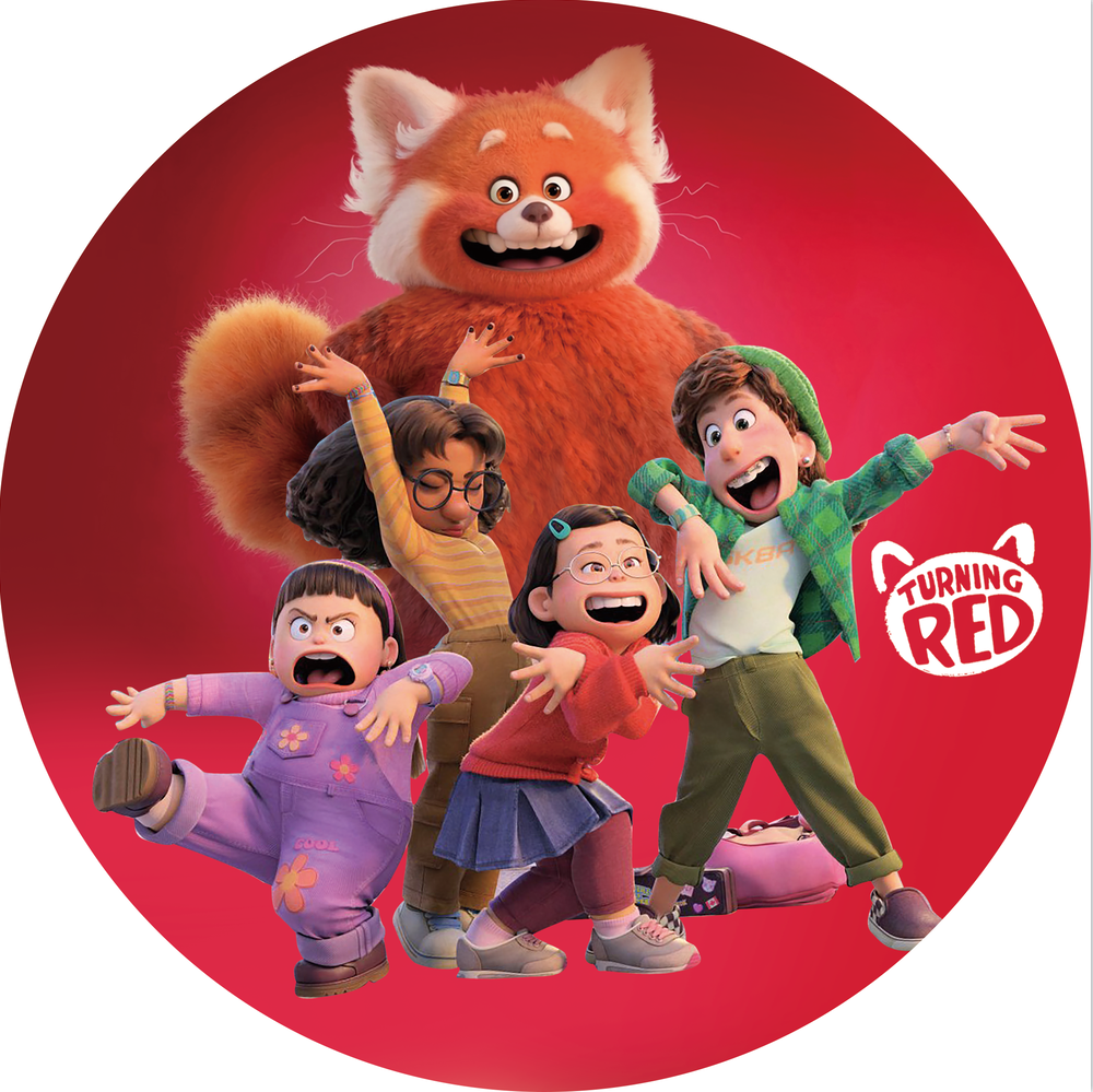 Turnning Red Birthday Decoration Supplies.