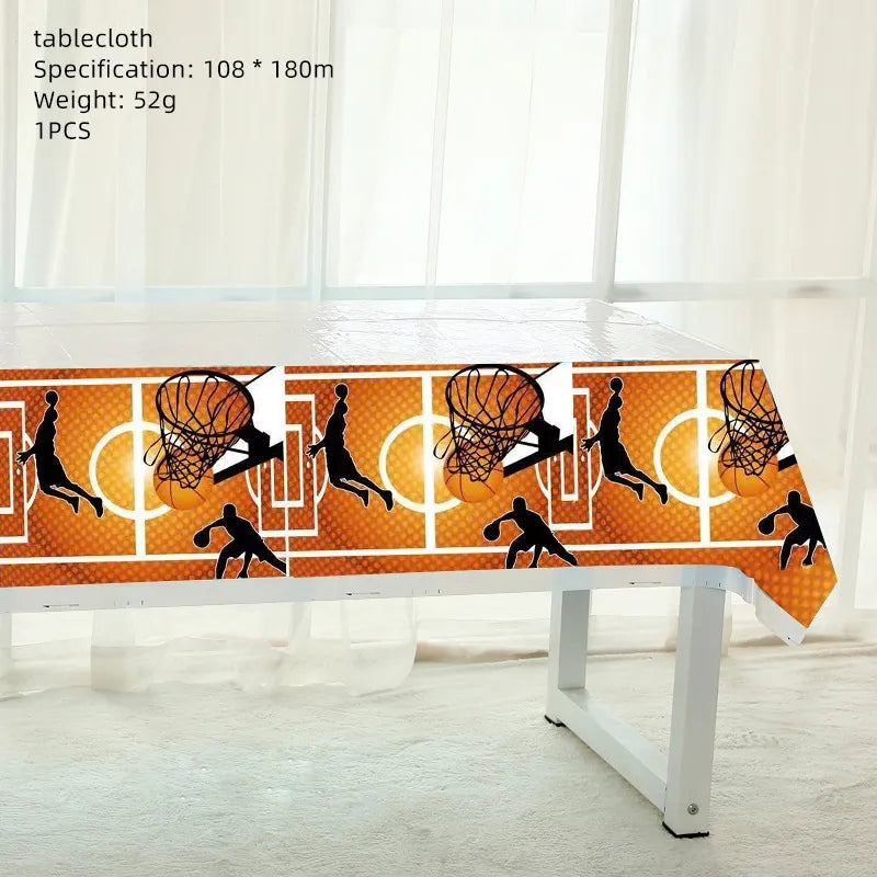 Basketball Themed Decoration Supplies, Party Corner provides Basketball Themed Decoration Supplies in UAE, Saudia, Qatar, Bahrain, and Oman. Get birthday party balloons and much more. Order now!, Party Supply Kits, Party Corner
