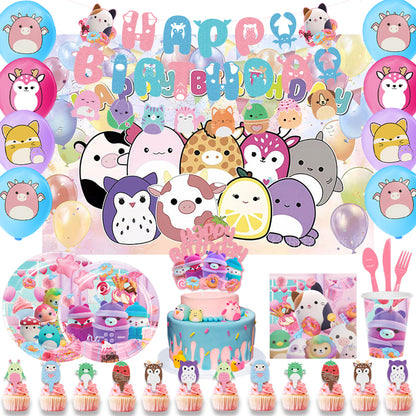 Squishmallows Birthday Party Decorations.