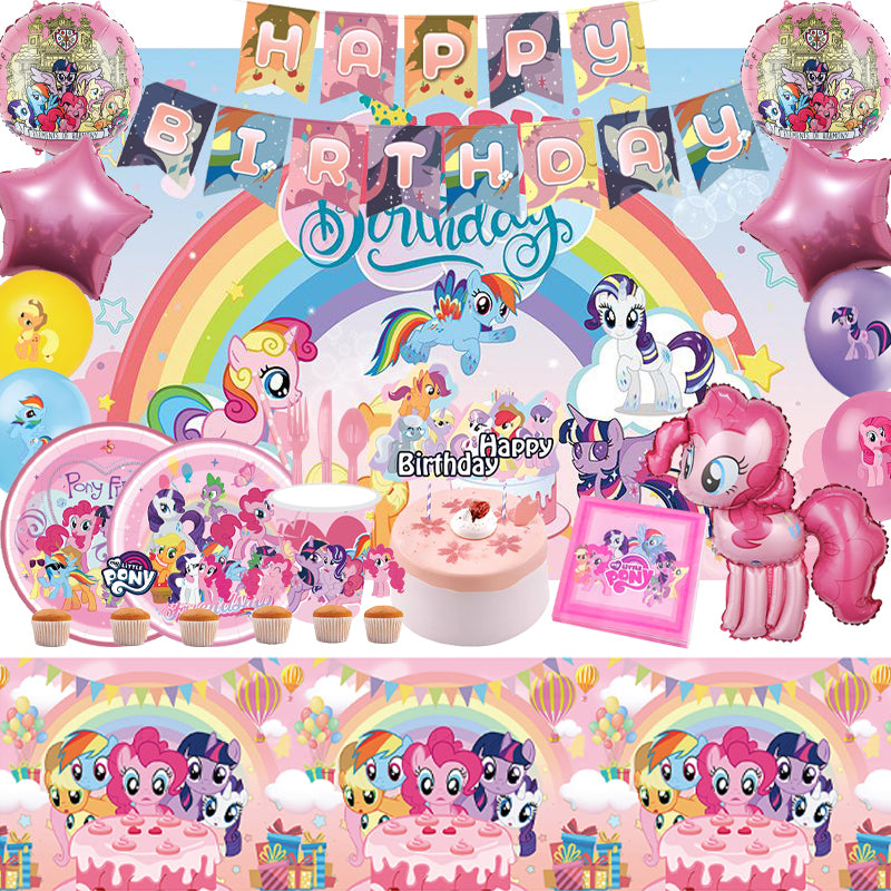 Little Pony Birthday Party Supplies