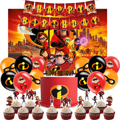 The Incredibles Birthday Decorations