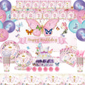 Spring Tea Butterflies Birthday Supplies, Buy Spring tea butterflies birthday supplies from Party Corner in UAE, Saudia, Qatar, Bahrain, and Oman. Get birthday party balloons, and much more. Order now!, Party Supply Kits, Party Corner