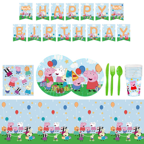Peppa Pig Cutlery Supplies, Party Corner provides Peppa Pig Cutlery Supplies in UAE, Saudia, Qatar, Bahrain, and Oman. Get Graduation party balloons and much more. Order now!, Party Supply Kits, Party Corner