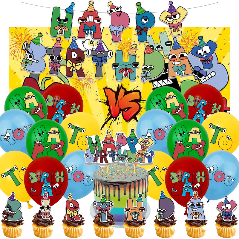Alphabet Birthday Party Decorations, Buy Alphabet Decorations from Party Corner in UAE, Saudia, Qatar, Bahrain, and Oman. Get kid's party Costumes at UAE's best costume shop., Party Supply Kits, Party Corner