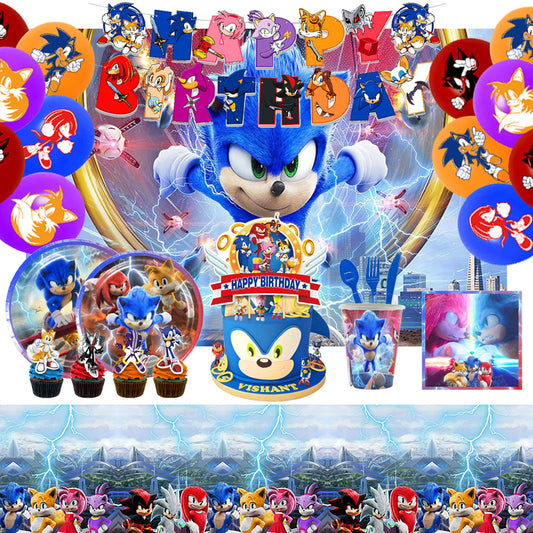 Sonic The Hedgehog Birthday Party Supplies