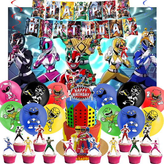 Power Rangers Birthday Party Decorations