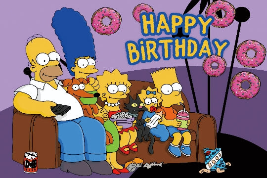 Simpsons Birthday Decorations.