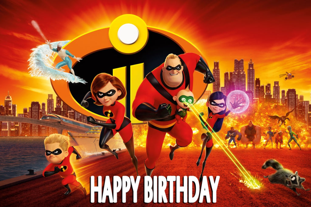 The Incredibles Birthday Decorations