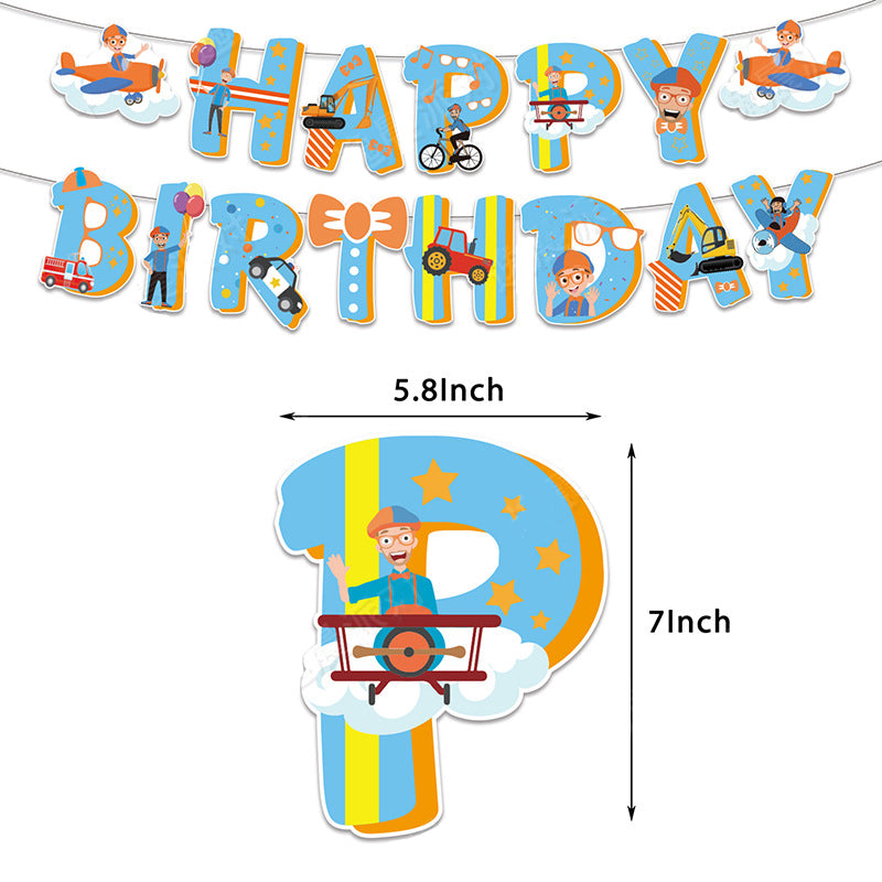 Blippi Birthday Party Decorations.
