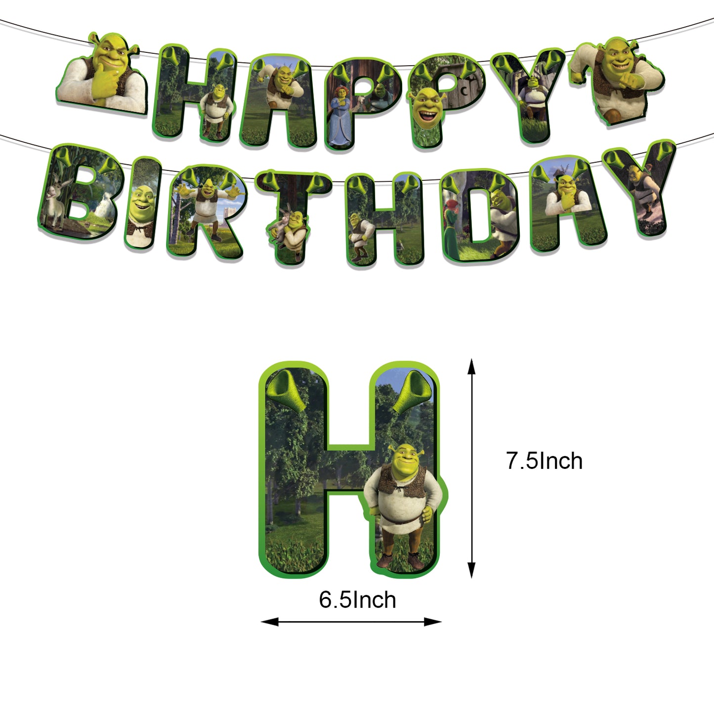 Sherk Birthday Party Decorations.