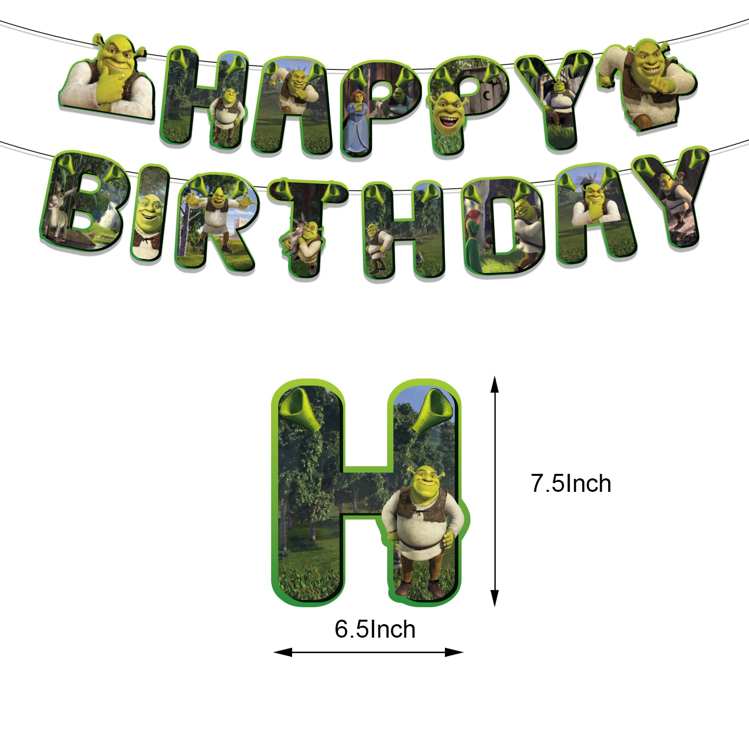 Sherk Birthday Party Decorations.