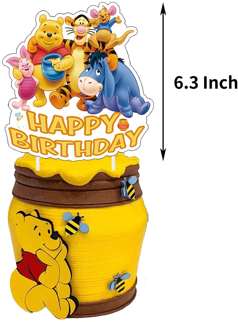 Winnie The Pooh Bear Birthday Decorations.