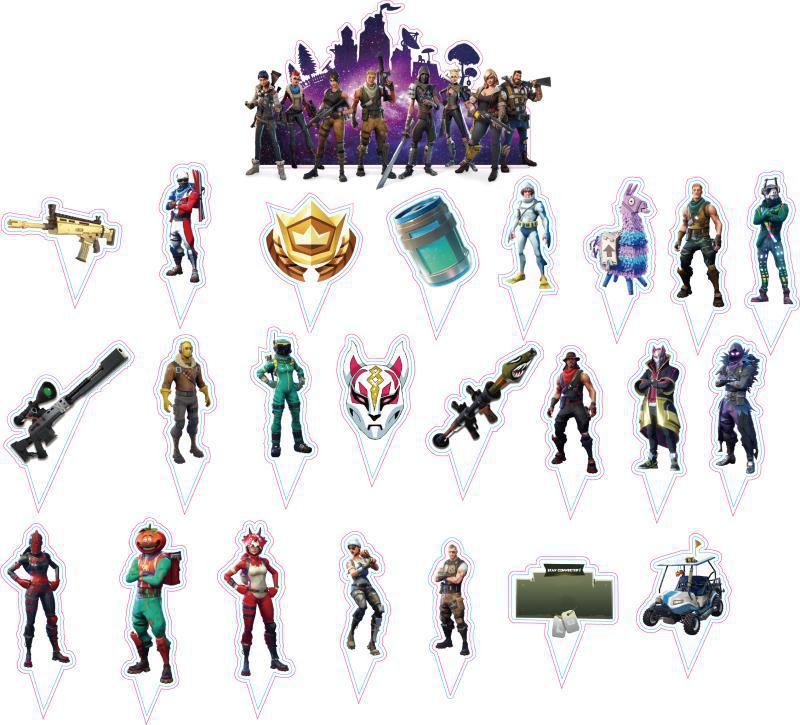 Fortnite Birthday Party Supplies, Party Corner provides Fortnite Birthday Party Supplies in UAE, Saudia, Qatar, Bahrain, and Oman. Get birthday party decorations and much more. Order Now!, Party Supply Kits, Party Corner