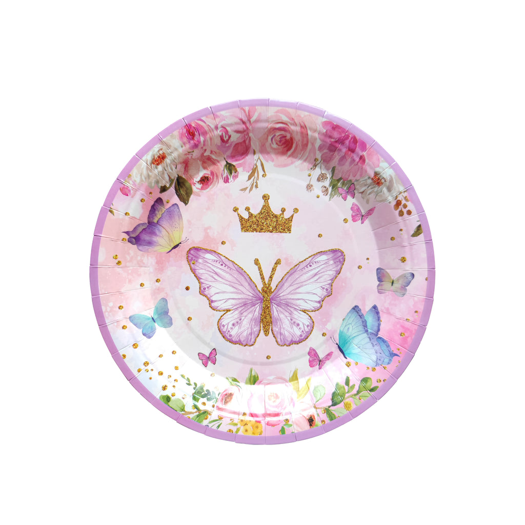 Spring Tea Butterflies Birthday Supplies, Buy Spring tea butterflies birthday supplies from Party Corner in UAE, Saudia, Qatar, Bahrain, and Oman. Get birthday party balloons, and much more. Order now!, Party Supply Kits, Party Corner