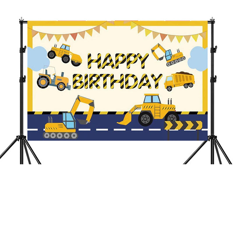 Construction Cars Birthday Party Decorations.