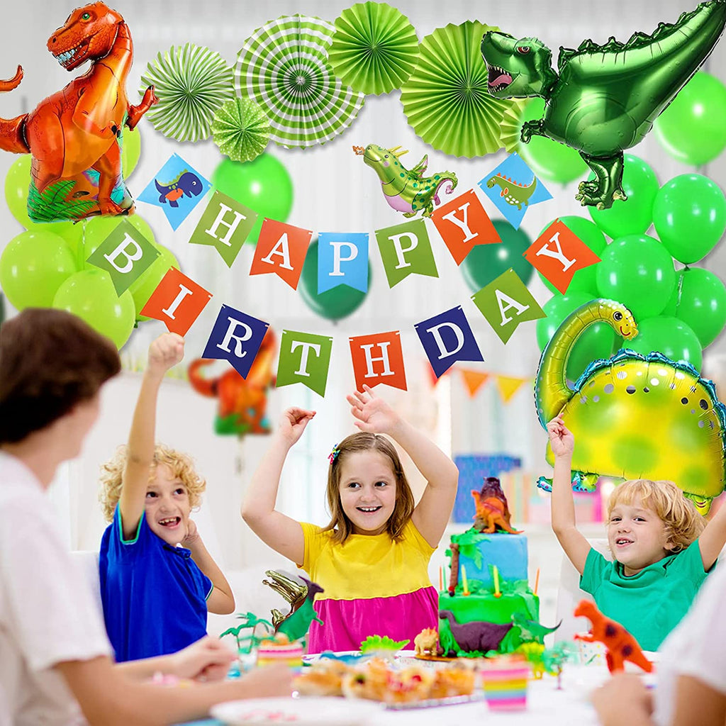 Dinosaur Theme Birthday Decorations.