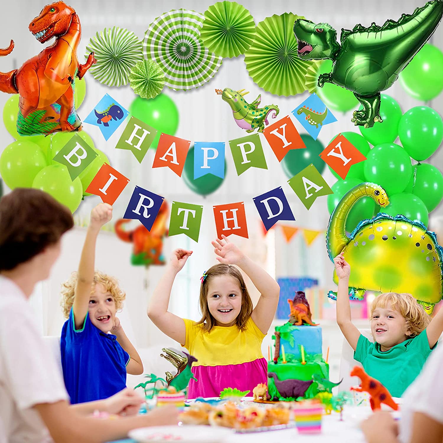 Dinosaur Theme Birthday Decorations.