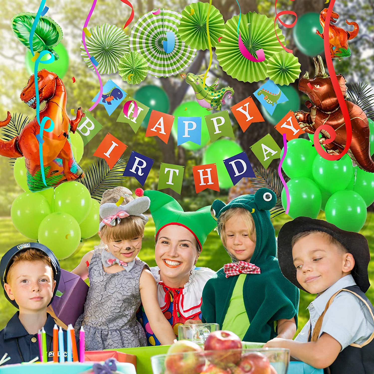 Dinosaur Theme Birthday Decorations.