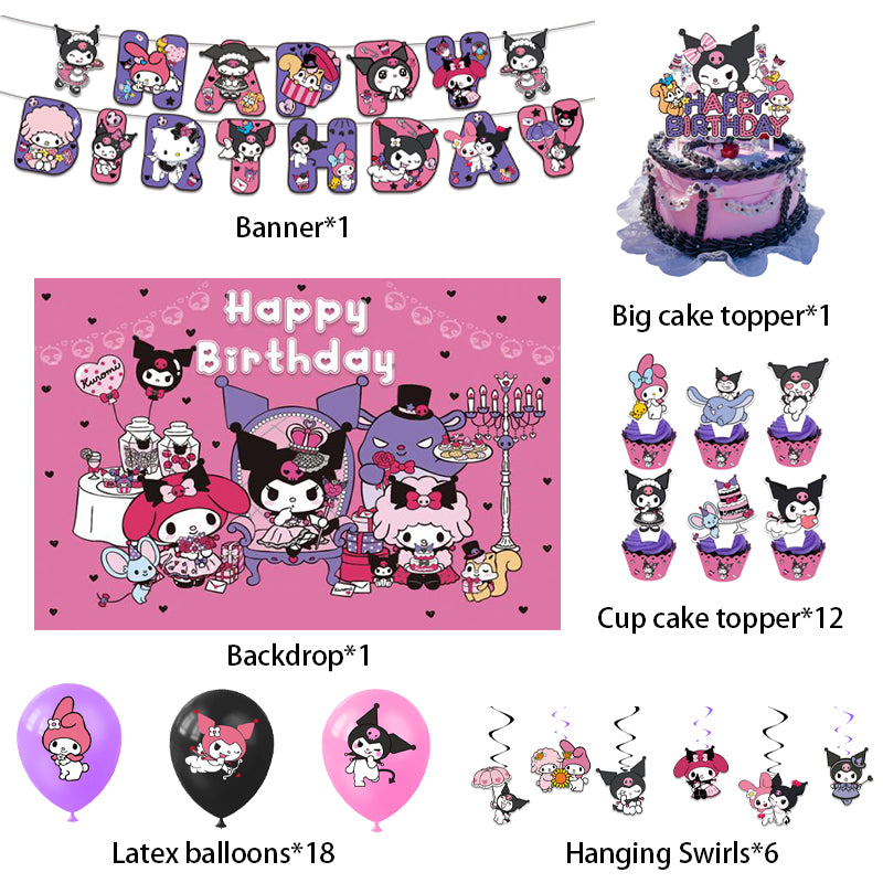 Saniro Kuromi - Hello Kitty Party Decorations.