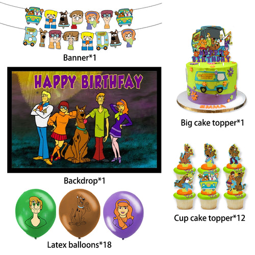 Scooby-Doo Birthday Party Decorations, Buy Scooby-doo birthday party decorations from Party Corner in UAE, Saudia, Qatar, Bahrain, and Oman. Get birthday party balloons, and much more. Order now!, Party Supply Kits, Party Corner